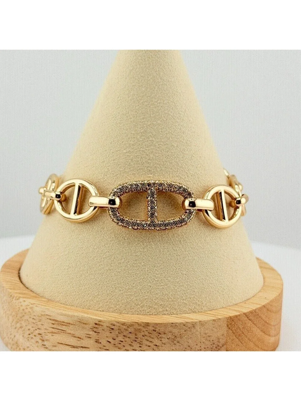 Bomb Party Individual Stacks Bolo Style Pulley Bracelet - Yellow Gold